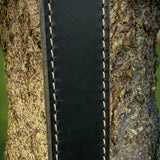 Heavy-duty 1.5-inch Hermann Oak leather working dog collar